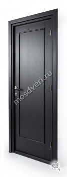 Металлическая входная дверь черная с шумоизоляцией и утеплением ЧДД-015 - купить от производителя Мосдвери Металлическая входная дверь черная с шумоизоляцией и утеплением ЧДД-015