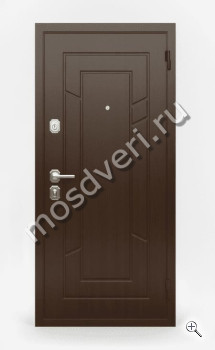 Дверь входная венге филенчатый МДФ - купить от производителя Мосдвери Дверь входная венге филенчатый МДФ